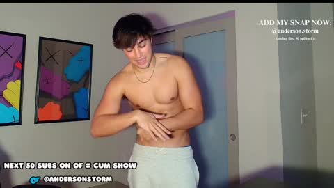 Anderson Storm online show from January 10, 1:32 am