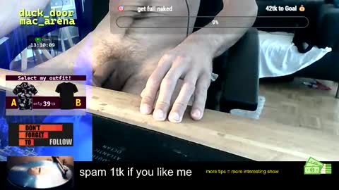 duck_door_mac_arena online show from September 19, 11:10 am