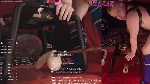 Gage Allin AKA Alpha Pussy online show from January 11, 10:35 pm