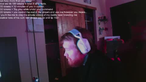 GingerBearCub online show from December 28, 12:03 pm