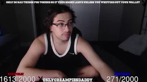 onlycreampiesdaddy online show from June 2, 12:33 am