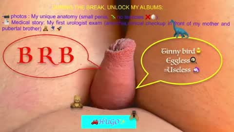 tinypenis online show from August 2, 9:57 pm