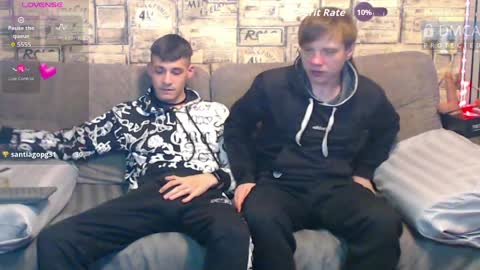 Max tall dark-haired guy with tattoos and Phil blond-haired online show from March 26, 2:48 am