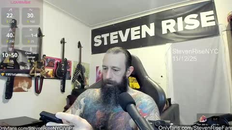 StevenRiseNYC online show from November 13, 2:38 am
