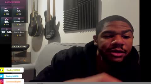 Snapshot of urnewdaddy90 chatting on January 15, 6:01 am Big Daddy online show from January 15, 6:01 am