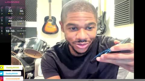 Snapshot of urnewdaddy90 chatting on January 7, 6:17 am Big Daddy online show from January 7, 6:17 am