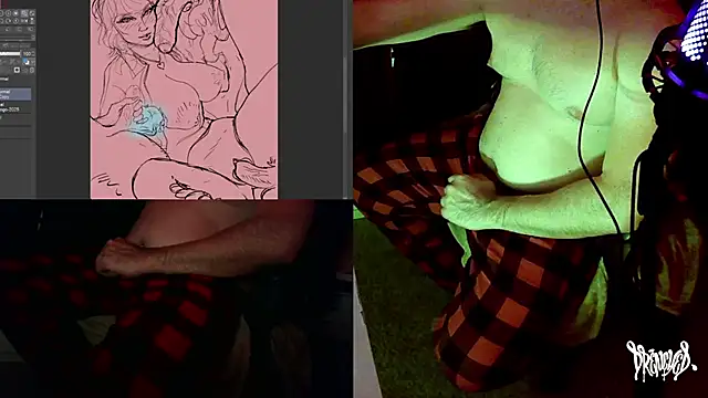 DrenchedArt online show from October 31, 1:40 am