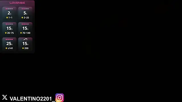 Valentino Xander online show from November 12, 1:55 am