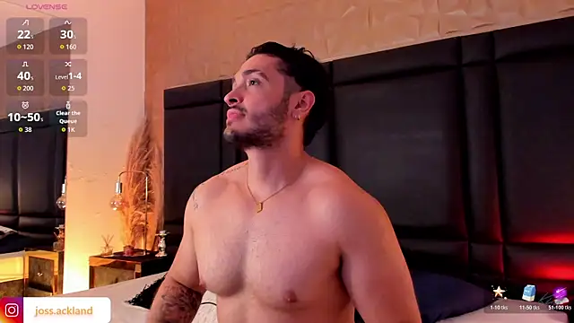 JossAckland online show from February 12, 8:15 pm