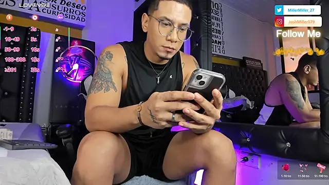JoshMillerr  online show from July 25, 12:02 pm