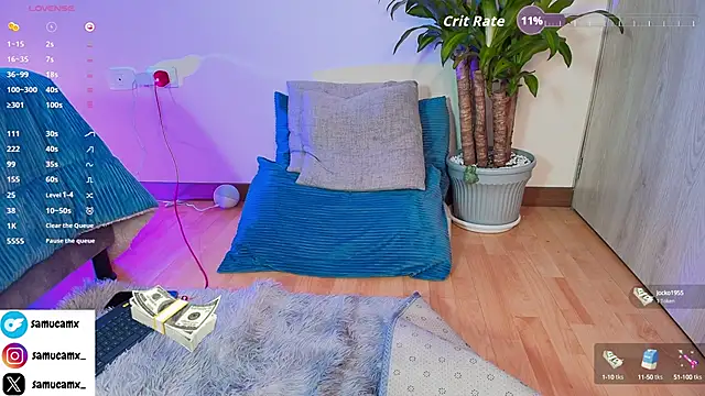 Snapshot of samucamx_ chatting on October 5, 5:00 am samucamx  online show from October 5, 5:00 am