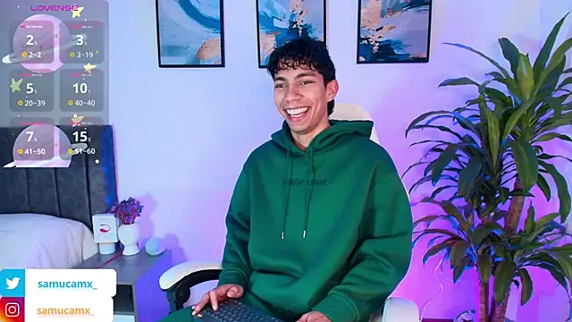 samucamx  online show from January 8, 2:50 am