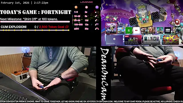 DeanonCam online show from February 1, 8:18 pm