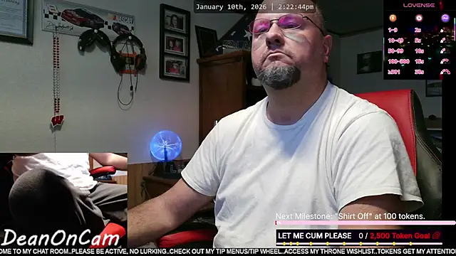 DeanonCam online show from January 10, 8:22 pm