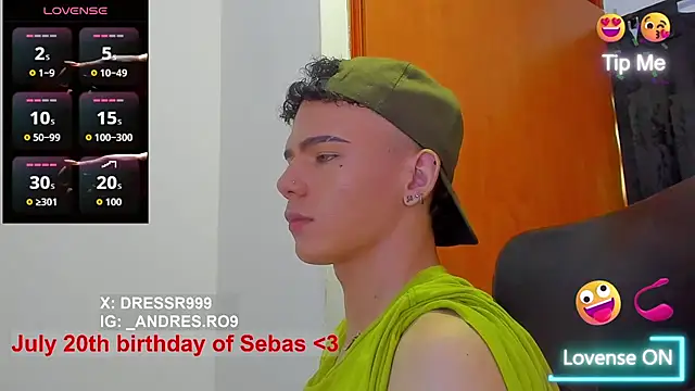 sebascuterouss online show from July 13, 2:19 pm