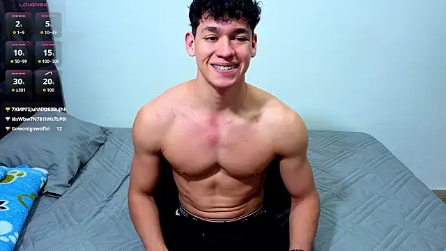 Luke Muscle online show from July 19, 1:22 am