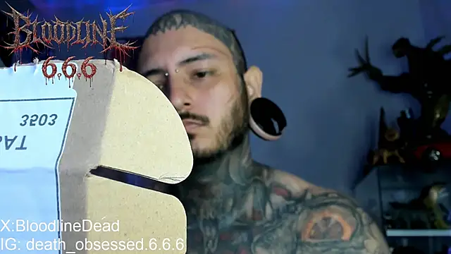 DEATHINK666XX online show from January 15, 7:49 pm